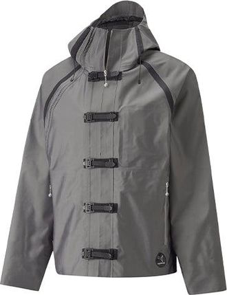 Puma x PRONOUNCE Crossover Casual Solid Color hooded Long Sleeves Jacket Silver 534030-76