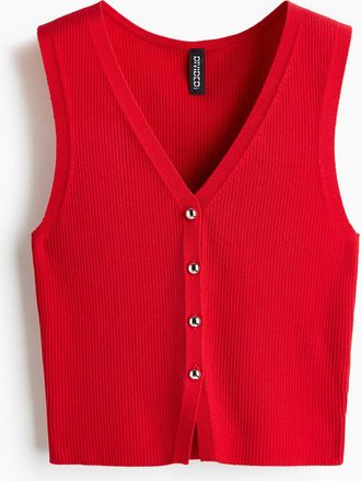 H&M Pullunder - Knallrot