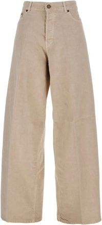 Haikure Dames, Jeans, Beige, Maat: W24 Katoen
