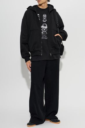 adidas Hoodie, Mens, Black