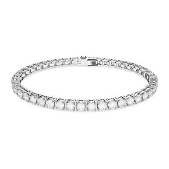 Swarovski Accessoires, Dames, Grijs, ONE Size, Matrix Tennis Armband
