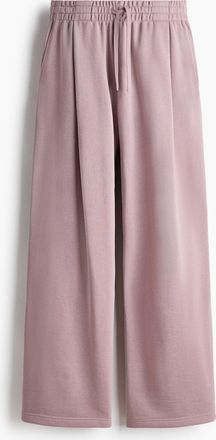 H&M Sweatpants mit Bundfalten - Purple
