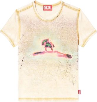 Diesel Mujer, Camisetas, Beige, Talla: M
