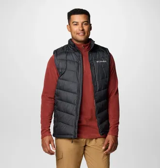 Columbia Labyrinth Loop II Vest Mens Black Insulated Full Zip Hiking JAX571