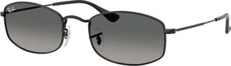 Ray-Ban Grey Gradient Irregular Unisex Sunglasses RB3832 002/71 55