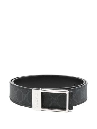 Gucci Gespriem met GG-monogram - Zwart