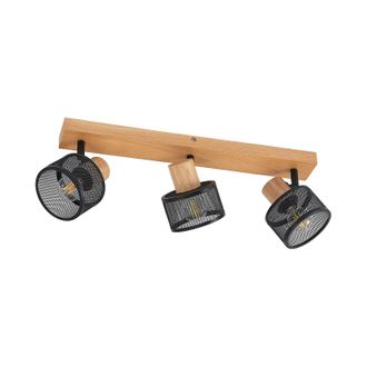 Lindby Foco evinora En Marr&oacute;n De Madera - Lindby