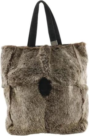 Chanel Pre-owned Tote Bags, female, Brown, Size: ONE SIZE Pre-owned Leather chanel-bags