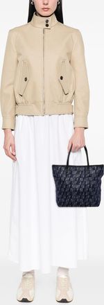 Fendi Pre-owned Womens Zucchino Denim Tote - Dark Blue Textile - One Size