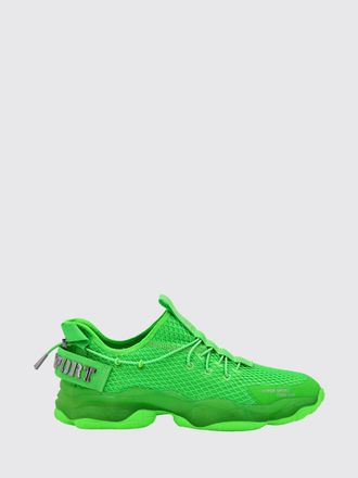 Plein Sport Hyper Sport Low-Top Sneakers in Mesh with Applied Logo and Pull Tab