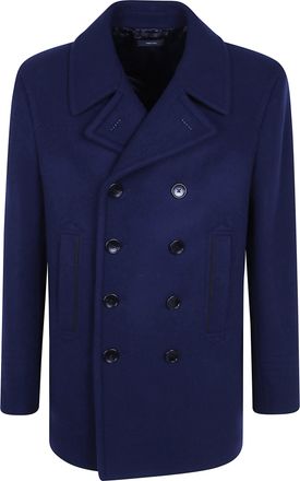 Tom Ford Coat Soft Felt Peacoat