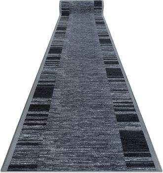 RugsX Passatoia Gommata Adagio Grigio Grey 110x1250 Cm