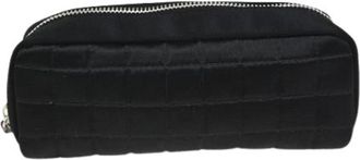 Chanel Pre-owned Nylon Tas - Dames - Vintage Tassen - Zwart - ONE Size - Nylon - Vintage