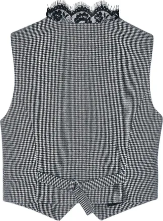 Ermanno Scervino Pailletes Vest - Silver