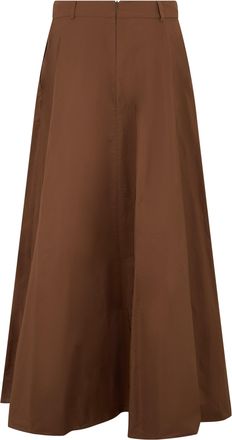 Max Mara Womens Skirt Dark Honey Polyester