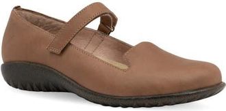 Naot Purini Mary Jane Flat in Latte Brown Leather at Nordstrom, Size 41