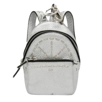 Fendi Pre-owned Backpacks, female, Gray, Size: ONE SIZE Pre-owned Pouch With key ring 7Ar471