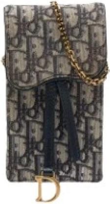 Dior Pre-owned Canvas Crossbody - Dames - Vintage Mini Tas - Blauw - ONE Size - Vintage