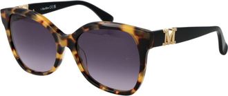 Max Mara Brown Acetate Womens Sunglasses