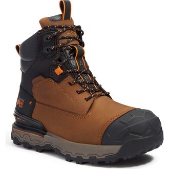 Timberland Boondock Ultralight 6 Soft Toe Waterproof Work Boot in Light Brown Full Grain at Nordstrom, Size 10.5