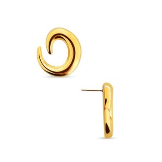 Ellie Vail Giorgia Swirl Earring In Gold