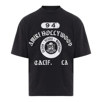 Amiri Hombre, Camisetas, Negro, Talla: M