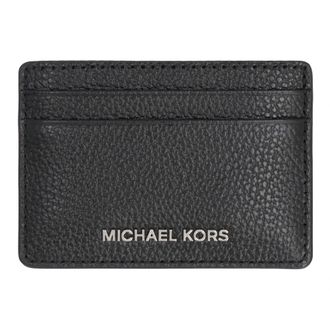 Michael Kors Wallets & Cardholders, female, Black, Size: ONE SIZE Pebbled Leather Card Case