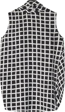 Lanvin Zijden Top Zonder Mouwen met Print - Dames - Tops zonder mouwen - Veelkleurig - XS - Tops