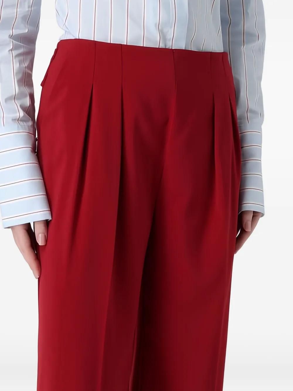 Patrizia Pepe Pantaloni plissé Rosso da 235,00 € su Stylight