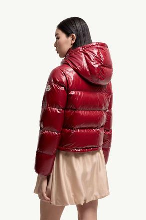 Moncler Quilted Down Down Jacket - Burgundy