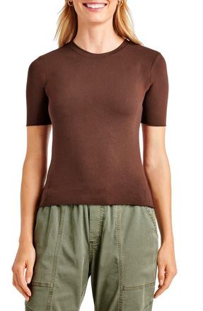 Splendid Short Sleeve Tee in Spice at Nordstrom, Size X-Small