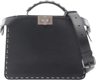 Fendi Pre-owned Peekaboo ISeeU Leather 2way Handbag - - Pre-owned - Donna - Nero - ONE SIZE