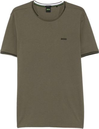 HUGO BOSS Logo-print Tipped T-shirt
