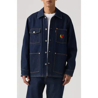 Levi's x Sky High Farm Goods Chore Coat in X Shfu Resin Rinse at Nordstrom, Size Xx-Large