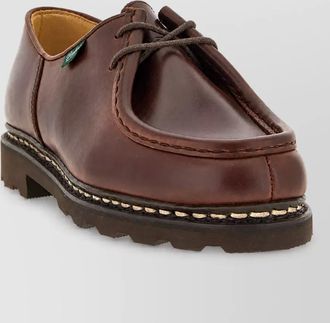 Paraboot leather derby shoes