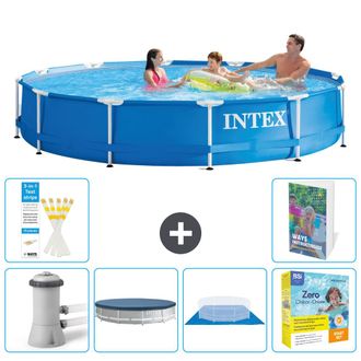 Intex Piscina Con Estructura Redonda - 366x76 Cm - 7-piezas S198