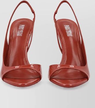 PARIS TEXAS leather slingback sandals