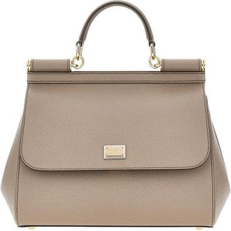Dolce & Gabbana Dauphine leather large Sicily bag Woman One Size