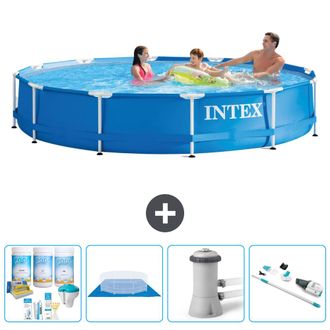 Intex Piscina Con Estructura Redonda - 366x76 Cm - 7-piezas S21009