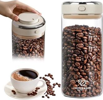 OEM Lata De Caf&eacute; De Vidrio Herm&eacute;tica - 1700 Ml