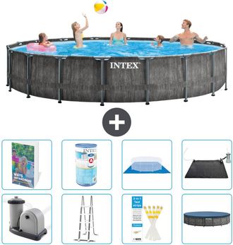 Intex Piscina Prism Frame Redonda - 549x122 Cm - 9-piezas S619