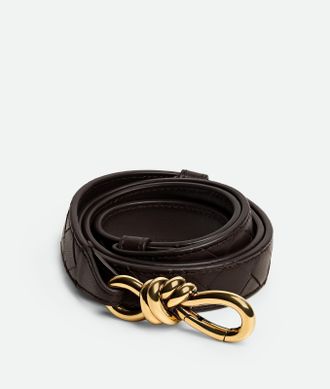Bottega Veneta Andiamo Belt - Brown - Woman - 70