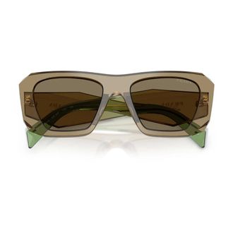 Prada Sunglasses, unisex, Brown, Size: 53 MM Prb18S Sunglasses