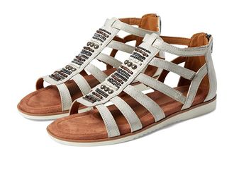 Cobb Hill Zion Gladiator Womens Shoes Taupe Metallic Synthetic : 6 B - Medium