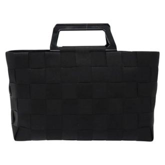 Ferragamo Tweedehands Canvas handtassen - Dames - Pre-owned - Zwart - Maat: ONE Size
