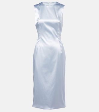 Dolce & Gabbana Satin midi dress