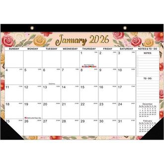 OEM Calendario Da Parete 2026 Con Motivo Floreale, Da Gennaio 2026 Al 2027, Decorazione Da Parete, Calendario Con Conto Alla Rovescia, Design Moderno, Cor