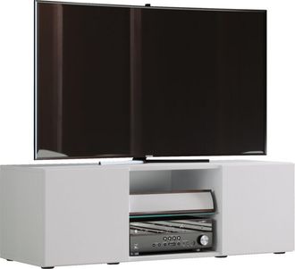 ebuy24 Ebuy24 - Muebles Tv Vcm Lowboard Gabinete Tv Dimensiones Al. 40 X An. 115 X T. 36 Cm Muebles Fernseh - Lowina (blanco)