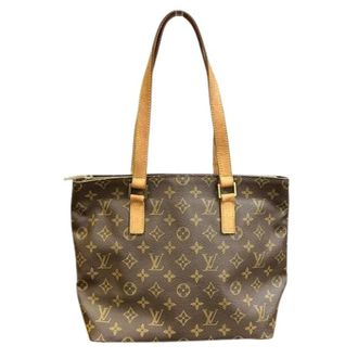 Louis Vuitton Pre-owned Tote Bags, female, Brown, Size: ONE SIZE Pre-owned Cabas Piano Monogram Tote Bag