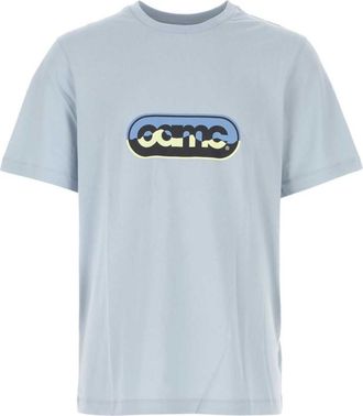 OAMC Light-blue cotton oversize t-shirt